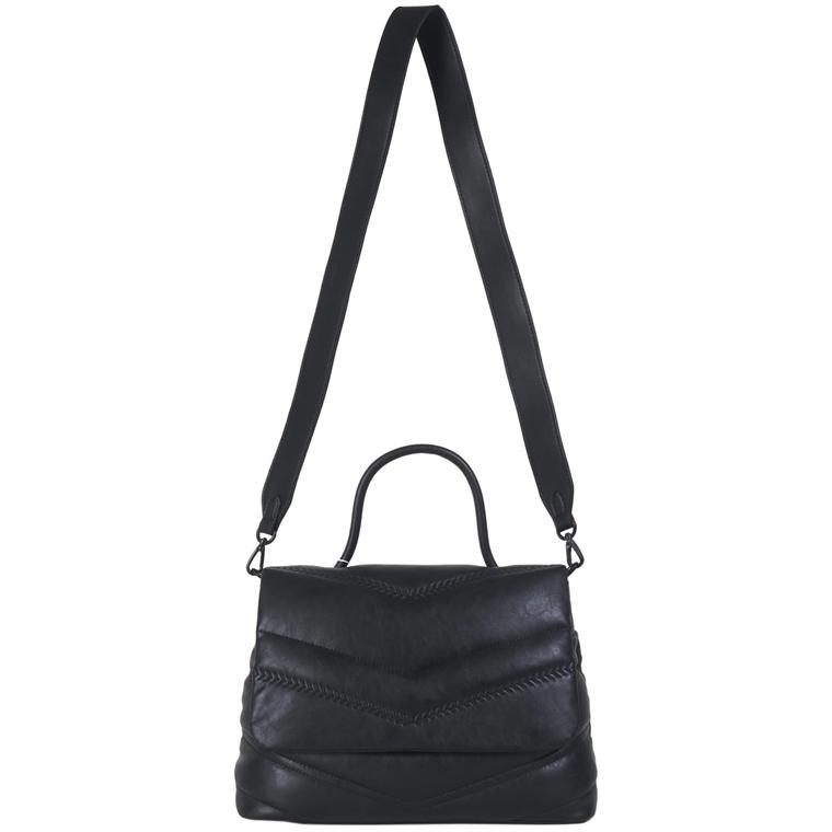 Lala Berlin Handbag Nynke, Black Quilted PU